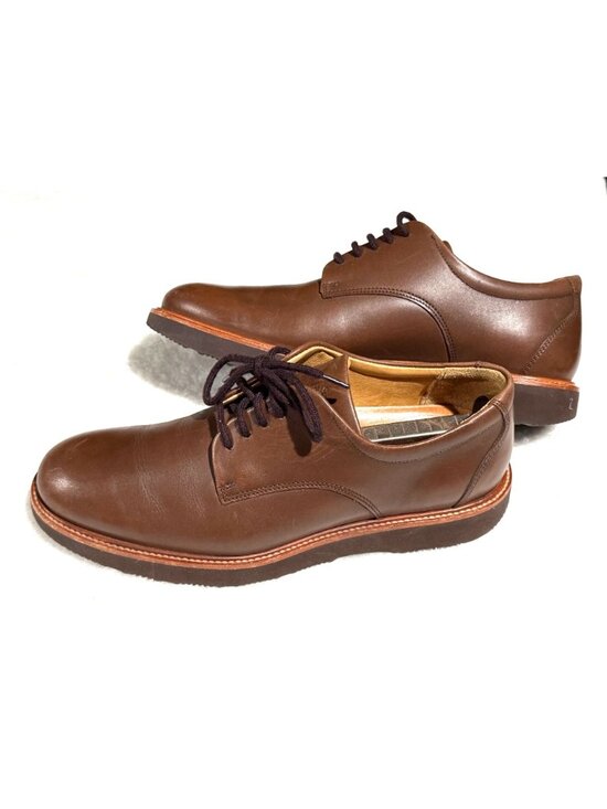 size 7.5 mens Samuel Hubbard Founder M2100-041 Chestnut brown oxford lace dress main image 5